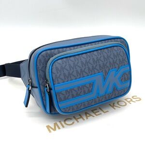 Michael Kors Cooper Double Zip Signature Belt Bag